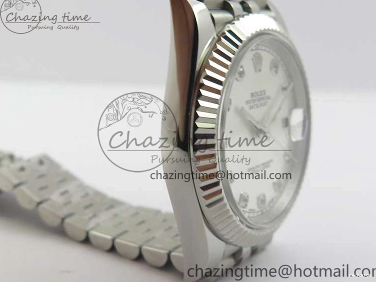 Dial Diamond A3235 Edition Bracelet DateJust Noob Silver 904L SS Jubilee Best 126334 on 1:1 0104